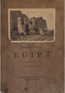 Egipt wyd. 1930 r. Ferdynard Goetel