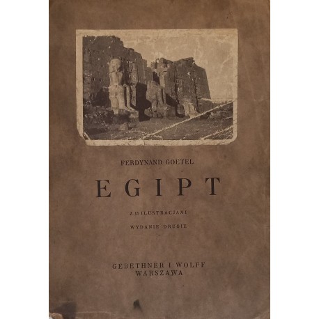 Egipt wyd. 1930 r. Ferdynard Goetel