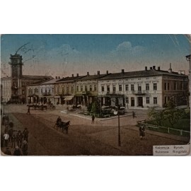 Pocztówka 1915 Kołomyja. - Rynek