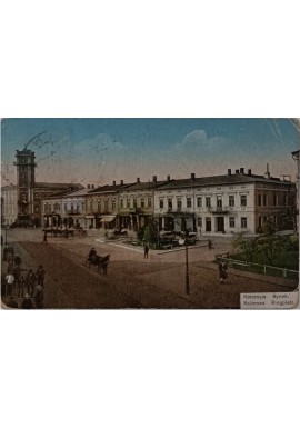 Pocztówka 1915 Kołomyja. - Rynek