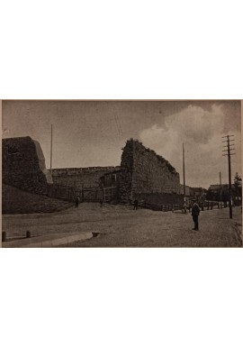 Pocztówka Lida. Ruiny Zamku Gedymina ok. 1930 r.