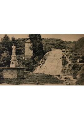 Pocztówka Czerwonogród. Wodospad Dżurynu ok. 1925 r.