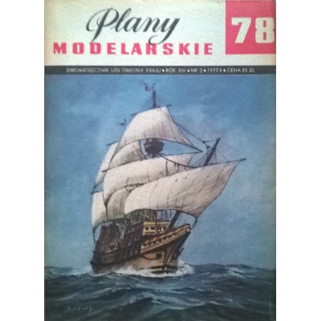 Plany modelarskie PM 78 Historyczny Żaglowiec "Mayflower" Waldemar Nowy