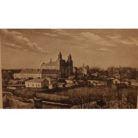 Pocztówka Zbaraż. Kościół OO. Bernardynów ok. 1938 r.