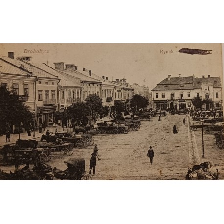 Pocztówka Drohobycz Rynek ok. 1921 r.