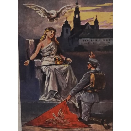 Pocztówka Adam Setkowicz Hymn Strzelców ok. 1915 r.