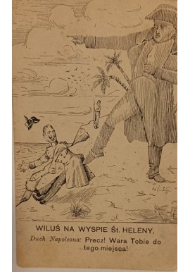 Pocztówka Wiluś na Wyspie św. Heleny ok. 1914 r.