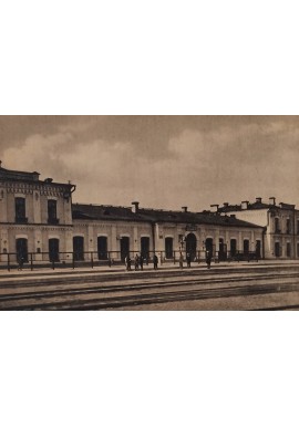 Pocztówka Równe. Dworzec Kolejowy ok, 1930 r.