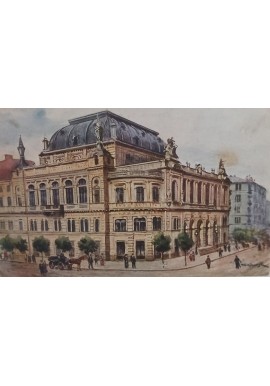 Pocztówka Warszawa Filharmonia ok. 1915 r.