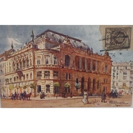 Pocztówka Warszawa Filharmonia ok. 1920 r.