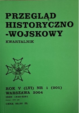 Przegląd historyczno-wojskowy Kwartalnik Rok V (LVI) nr 1 Warszawa 2004 Praca zbiorowa