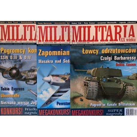 Magazyn Militaria XX wieku Rok 2004 komplet