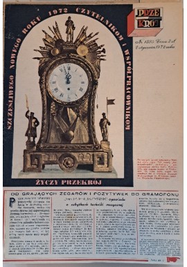 Czasopismo Tygodnik Przekrój rok 1972 rocznik