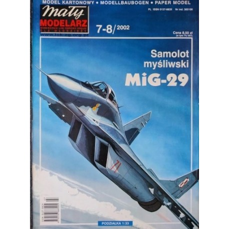 Mały modelarz 7-8/2002 Samolot myśliwski MiG-29