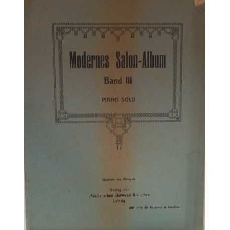 NUTY Modernes Salon - Album Band III Piano Solo