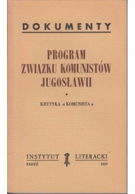 Program związku komunistów Jugosławii