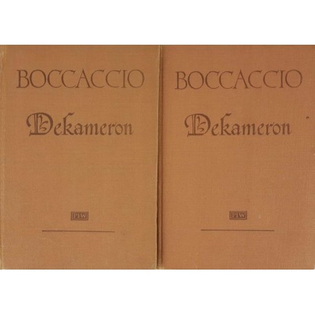 Dekameron Giovanni Boccacio (kpl. - 2 tomy)