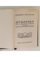 Jutrzenka Fryderyk Nietzsche reprint z 1912 r.