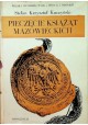 Pieczęcie książąt mazowieckich Stefan Krzysztof Kuczyński