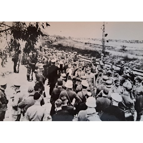 Fotografia zdjęcie Obrońcy Westerplatte jeńcy wzięci do niewoli 1939 r.