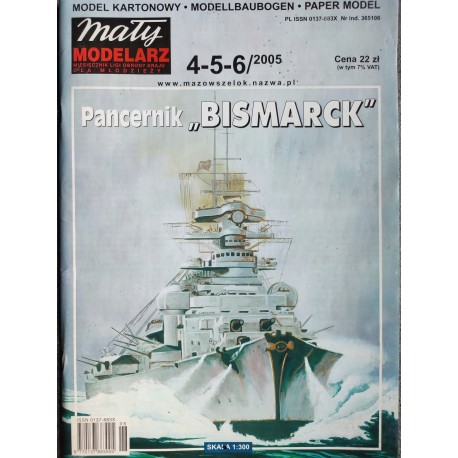 Mały modelarz 4-5-6/2005 Pancernik "BISMARCK"
