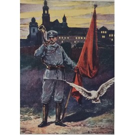 Pocztówka Hymn Strzelców Setkowicz ok. 1917 r.