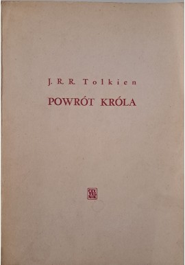 Powrót króla J.R.R. Tolkien Wyd. I 1963r