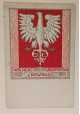 Pocztówka Orzeł Wolność Równość Braterstwo ok. 1918 r.