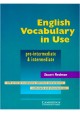 English Vocabulary in Use pre-intermediate & intermediate Stuart Redman