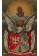 Pocztówka imieninowa Maryja królowa Korony Polskiej ok. 1915 r.