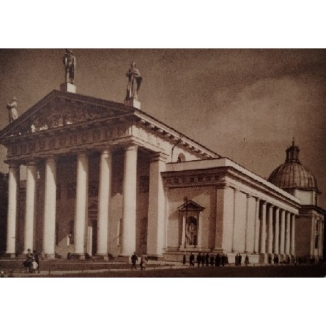 Pocztówka Wilno Katedra ok. 1935 r.