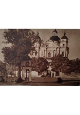Pocztówka Wilno Kościół Św. Piotra i Pawła fasada główna ok. 1935 r.