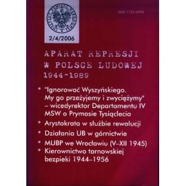Aparat represji w Polsce Ludowej 1944-1989 2/4/2006 Praca zbiorowa