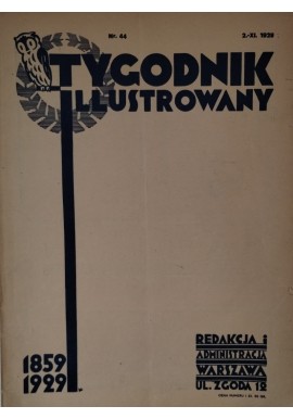 Tygodnik ilustrowany nr 44 1929 r.