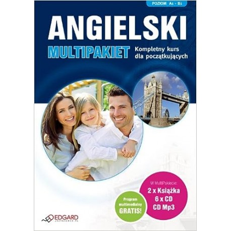 Agnielski Multipakiet A1-B1 2 x Książka + 6 CD Audio + CD Mp3