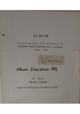 Album znaczków pocztowych PRL za lata 1944 - 1954