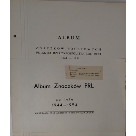 Album znaczków pocztowych PRL za lata 1944 - 1954