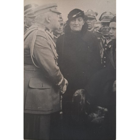 Fotografia zdjęcie Piłsudski, Wanda i Aleksandra Piłsudska, Wieniawa-Długoszowski, Janusz Gąsiorowski ok. 1933 r.