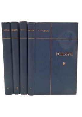 Poezje tom I-IV Kazimierz Przerwa-Tetmajer 1905 r.