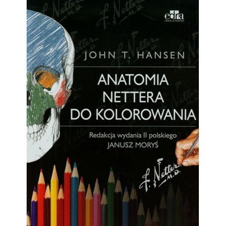 Anatomia Nettera do kolorowania John T. Hansen