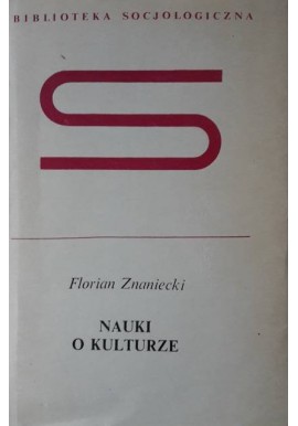 Nauki o kulturze Florian Znaniecki
