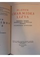 PLATO, PLatona Leches Charmides, Lizys [współoprawne] 1937