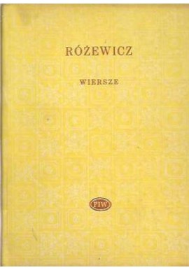 Wiersze Tadeusz Różewicz