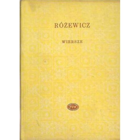 Wiersze Tadeusz Różewicz