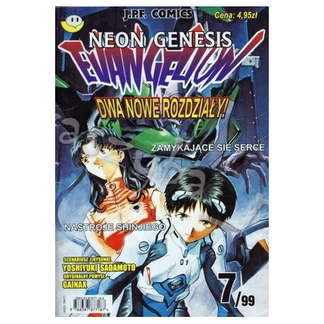Neon Genesis Evangelion 7/99 Dwa nowe rozdziały! Zamykające się serce. Nastroje Shinjiego Yoshiyuki Sadamoto, Gainax