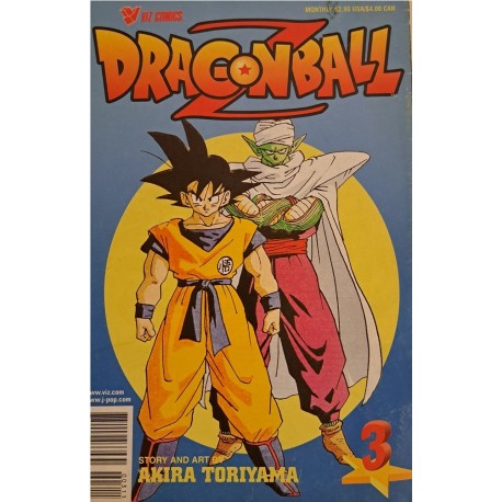 Dragon Ball Z 3 (1998) VIZ Comics Akira Toriyama, 1st Print