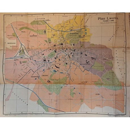 Plan Lwowa 1:15 000 [1909]