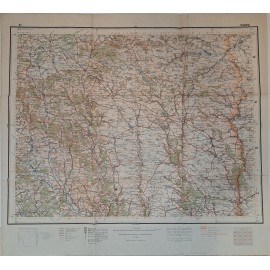 Mapa Operacyjna Polski Tarnopol 1928, 49 x 54 cm