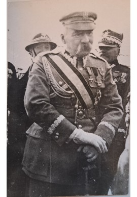 Fotografia zdjęcie Józef Piłsudski, Gen. Spiechowicz-Boruta Defilda na Błoniach 1933 fot. A. Jurkiewicz