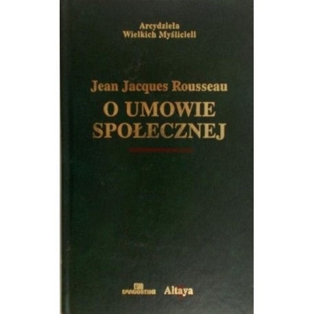 O umowie społecznej Jean Jacques Rousseau